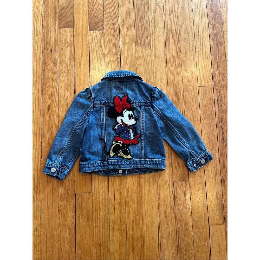 Minnie Gap Disney jeans‎ jacket toddler girls 3 yrs old
